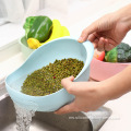 Kitchen Rice Washer Rice Basket Plastik Mengalakkan Bakul